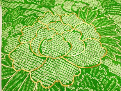 平和屋着物●豪華振袖　駒刺繍　絞り　牡丹　やまと謹製　正絹　逸品　CABJ2481ze