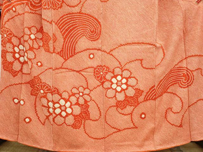 平和屋着物●豪華振袖　総絞り　立波舞花文　正絹　逸品　CABJ2483ze