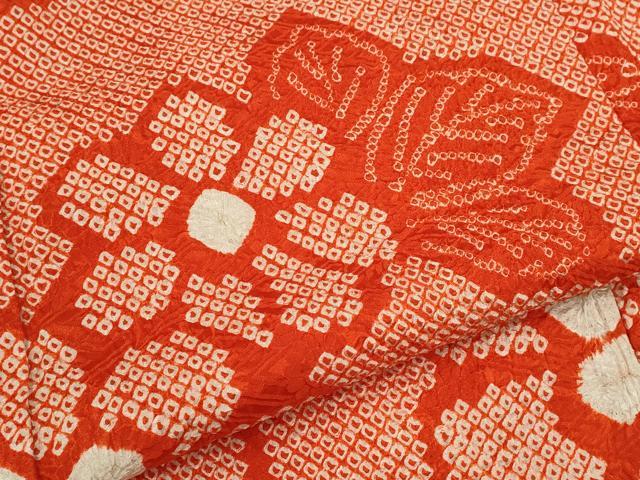 平和屋着物●豪華振袖　総絞り　立波舞花文　正絹　逸品　CABJ2483ze