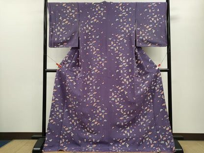 平和屋着物●上質な小紋 型染め 童子遊び 正絹 逸品 未使用 CABJ2488ze