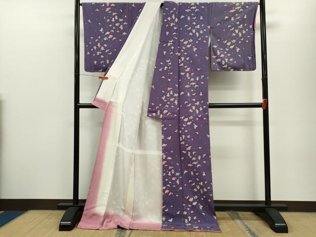 平和屋着物●上質な小紋 型染め 童子遊び 正絹 逸品 未使用 CABJ2488ze