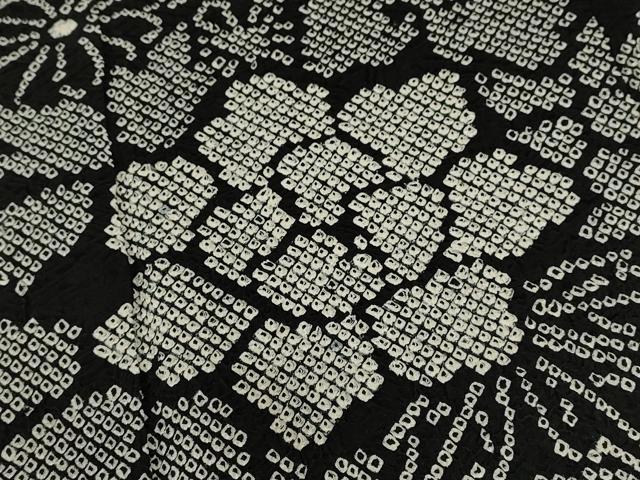 平和屋着物●豪華振袖　総絞り　籬草花文　正絹　逸品　CABJ2495ze