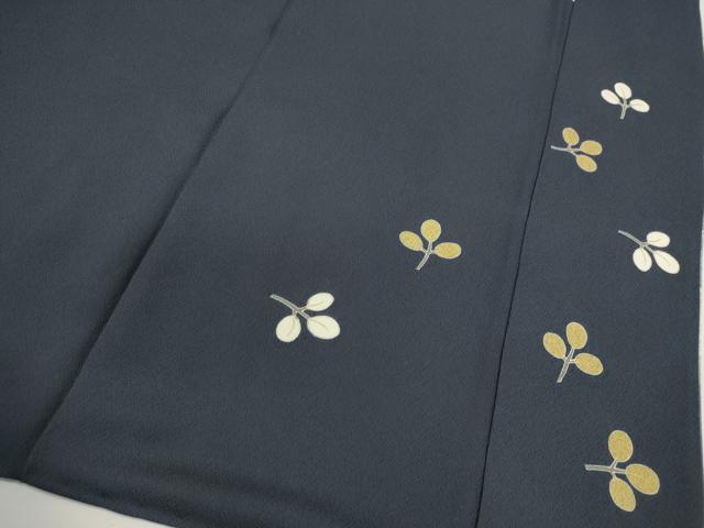 平和屋着物●京友禅の第一人者　松井青々　訪問着　松皮菱草花文　暈し染め　金銀彩　正絹　逸品　CABJ2499ze