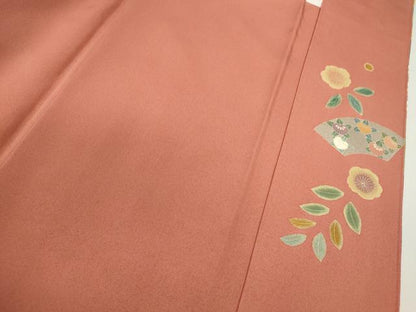 平和屋着物●豪華振袖　駒刺繍　松竹梅束ね熨斗舞蝶花文　金彩　正絹　逸品　CABJ2505ze
