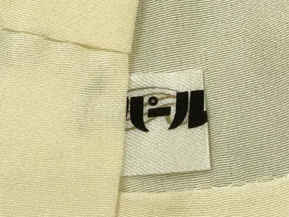 平和屋着物●訪問着　網目文　暈し染め　黒地　正絹　逸品　CABJ2506ze