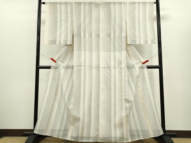 平和屋着物＊夏物　大島紬　夏大島　間道　正絹　逸品　CABJ2516ze