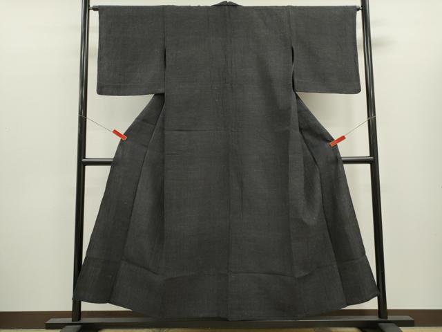 平和屋着物＊夏物　紬　霞文　正絹　逸品　CABJ2517ze