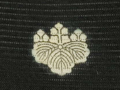 平和屋着物＊夏物　黒留袖　絽　総刺繍　駒刺繍　鼓花唐草文　洗える着物　CABJ2524ze