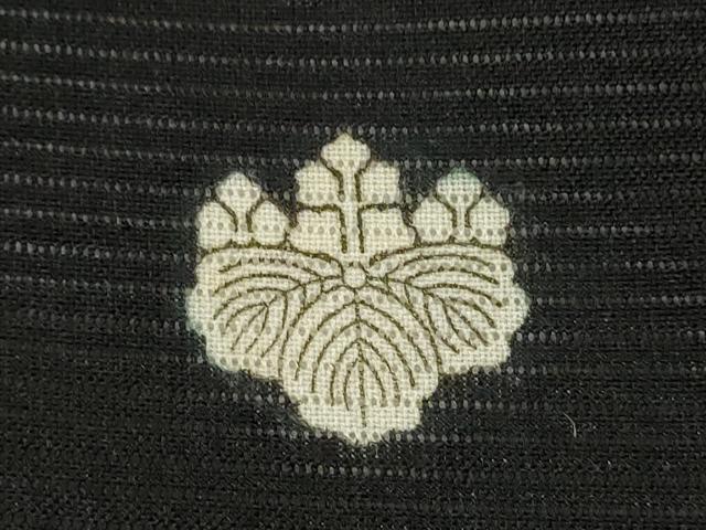 平和屋着物＊夏物　黒留袖　絽　総刺繍　駒刺繍　鼓花唐草文　洗える着物　CABJ2524ze