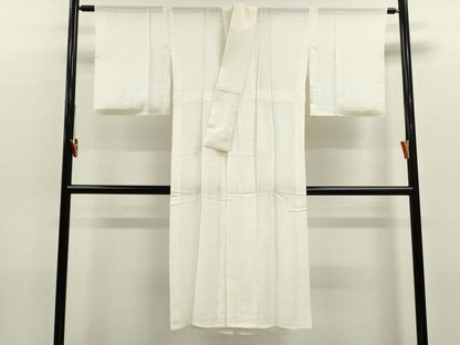 平和屋着物＊夏物　長襦袢　変わり絽　生成り色　正絹　逸品　CABJ2528ze