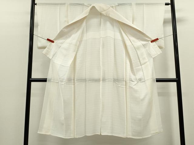 平和屋着物＊夏物　長襦袢　変わり絽　生成り色　正絹　逸品　CABJ2528ze