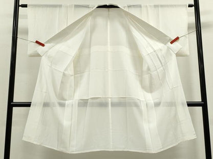 平和屋着物＊夏物　長襦袢　絽　生成り色　正絹　逸品　CABJ2530ze
