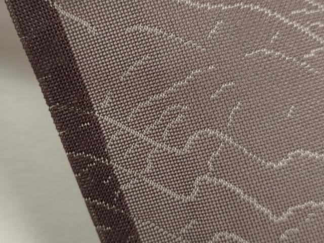 平和屋着物＊夏物　小紋　風通紗　枝葉文　正絹　逸品　CABJ2533ze