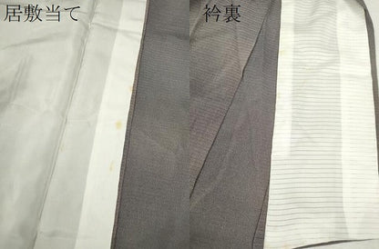 平和屋着物＊夏物　小紋　作家物　絽縮緬　霞文　正絹　逸品　CABJ2539ze