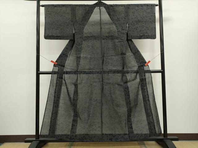 平和屋着物＊夏物　本場大島紬　夏大島　石畳文　高島屋扱い　正絹　逸品　CABJ2540ze