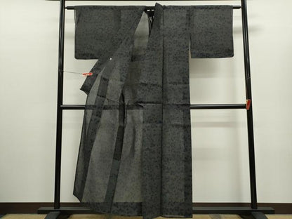 平和屋着物＊夏物　本場大島紬　夏大島　石畳文　高島屋扱い　正絹　逸品　CABJ2540ze