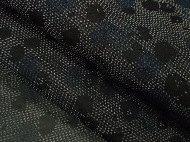 平和屋着物＊夏物　本場大島紬　夏大島　石畳文　高島屋扱い　正絹　逸品　CABJ2540ze