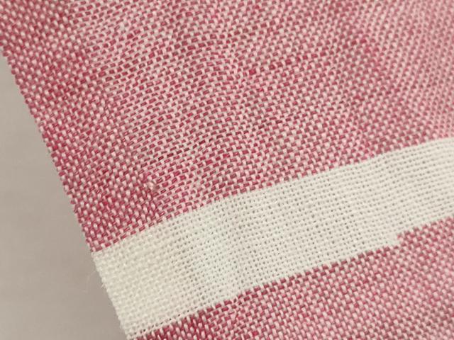 平和屋着物＊夏物　本場小千谷ちぢみ　舞花文　麻　逸品　CABJ2541ze