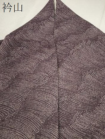 平和屋着物＊夏物　江戸小紋　廣瀬雄望　絽　立波文　正絹　逸品　CABJ2549ze