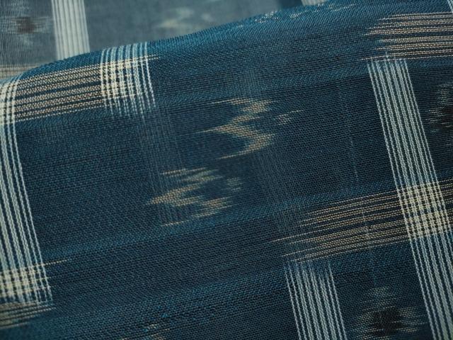 平和屋着物＊夏物　本場琉球絣　夏琉球　正絹　逸品　CABJ2553ze