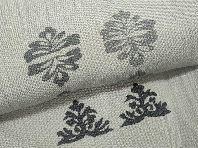 平和屋着物＊夏物　訪問着　紗紬　作家物　動物色紙草花文　正絹　逸品　CABJ2554ze