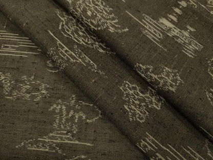 平和屋着物＊夏物　紗紬　風景文　正絹　逸品　CABJ2555ze