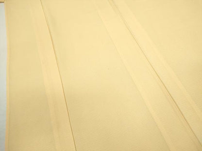 平和屋着物＊夏物　色無地　絽　雄黄色　正絹　逸品　CABJ2560ze