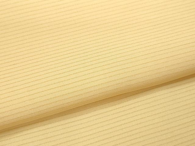 平和屋着物＊夏物　色無地　絽　雄黄色　正絹　逸品　CABJ2560ze