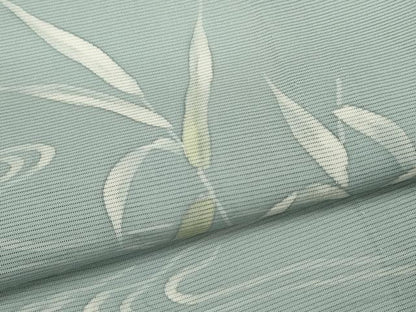 平和屋着物＊夏物　訪問着　絽　流水枝葉文　銀彩　正絹　逸品　CABJ2565ze