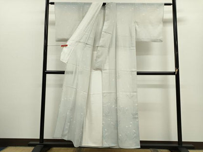 平和屋着物＊夏物　訪問着　絽　飛鳥草木文　暈し染め　正絹　逸品　CABJ2573ze