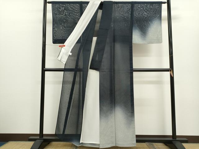 平和屋着物＊ジャパンオートクチュール　渡辺雪三郎　夏物　訪問着　紗　暈し染め　正絹　逸品　CABJ2574ze