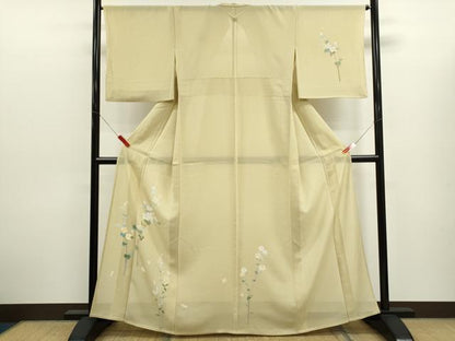 平和屋着物＊本加賀友禅作家　南克治　夏物　訪問着　絽　枝花文　ますいわ屋扱い　正絹　逸品　CABJ2578ze