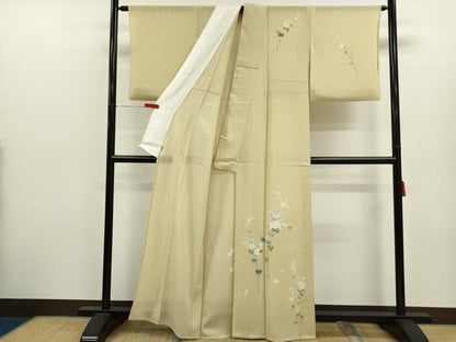 平和屋着物＊本加賀友禅作家　南克治　夏物　訪問着　絽　枝花文　ますいわ屋扱い　正絹　逸品　CABJ2578ze