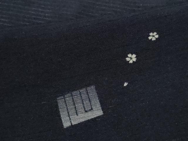 平和屋着物＊夏物　小紋　絽　源氏香舞花文　正絹　逸品　CABJ2580ze
