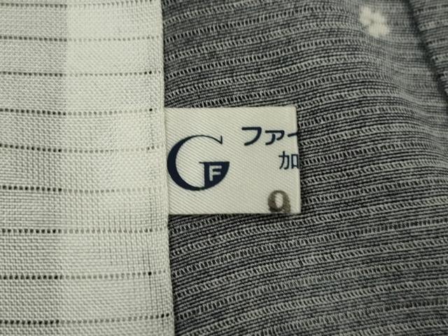 平和屋着物＊夏物　小紋　絽　源氏香舞花文　正絹　逸品　CABJ2580ze