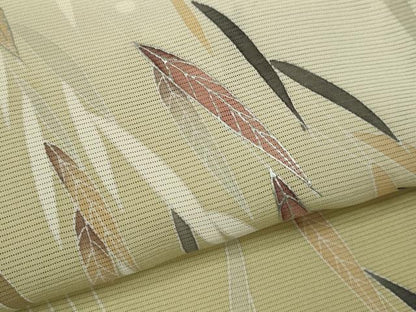 平和屋着物＊夏物　訪問着　絽　枝垂れ柳文　暈し染め　銀彩　正絹　逸品　CABJ2584ze