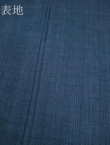 平和屋着物∴男性　夏物　阿波しじら織　浴衣　綿　逸品　CABJ2594ze