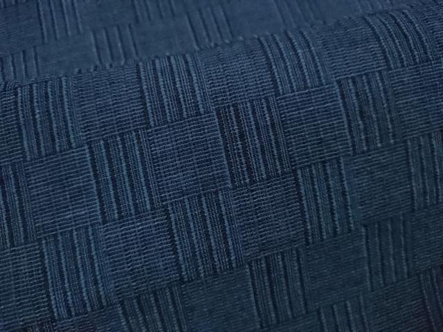 平和屋着物∴男性　夏物　阿波しじら織　浴衣　綿　逸品　CABJ2594ze