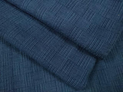 平和屋着物∴男性　夏物　阿波しじら織　浴衣　綿　逸品　CABJ2594ze