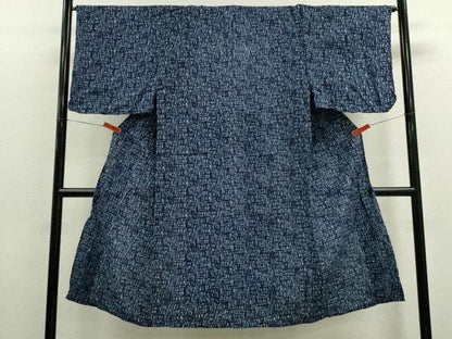 平和屋着物∴男性　夏物　浴衣　リップル生地　格子　綿　逸品　CABJ2610ze