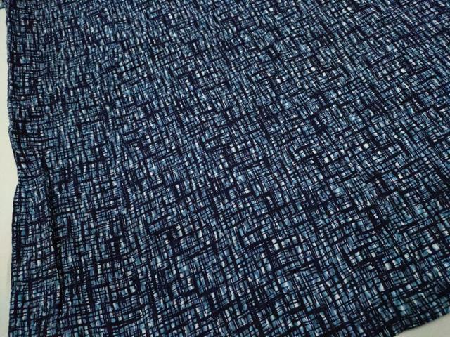 平和屋着物∴男性　夏物　浴衣　リップル生地　格子　綿　逸品　CABJ2610ze