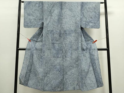 平和屋着物∴男性　夏物　浴衣　有松鳴海絞り　三浦絞り　綿　逸品　CABJ2616ze