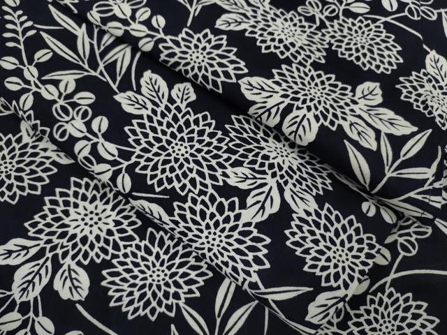 平和屋着物∴夏物　浴衣　注染　草花文　綿　逸品　CABJ2634ze
