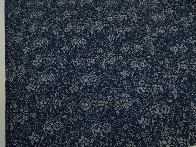 平和屋着物∴夏物　浴衣　注染　草花文　綿　逸品　CABJ2644ze