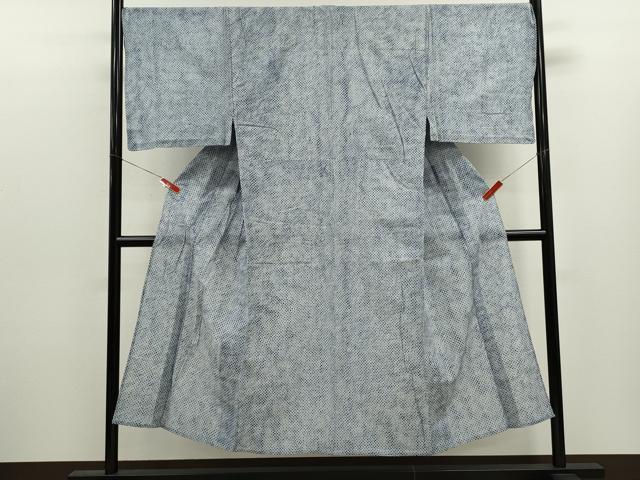 平和屋着物∴夏物　男性　浴衣　有松鳴海絞り　三浦絞り　綿　逸品　CABJ2671ze