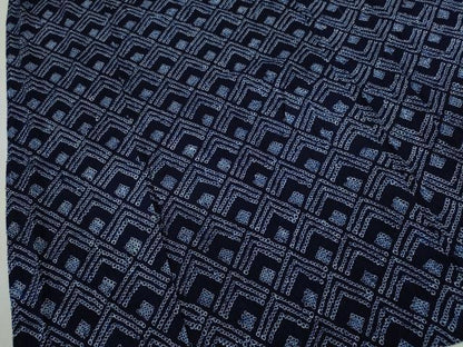 平和屋着物∴夏物　浴衣　有松鳴海絞り　抽象文　綿　逸品　CABJ2676ze