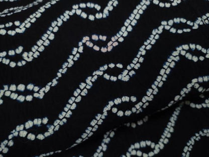 平和屋着物∴夏物　浴衣　有松鳴海絞り　抽象文　綿　逸品　CABJ2715ze