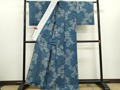 平和屋着物∴夏物　浴衣　注染　トンボ　手縫い　綿　逸品　CABJ2746ze