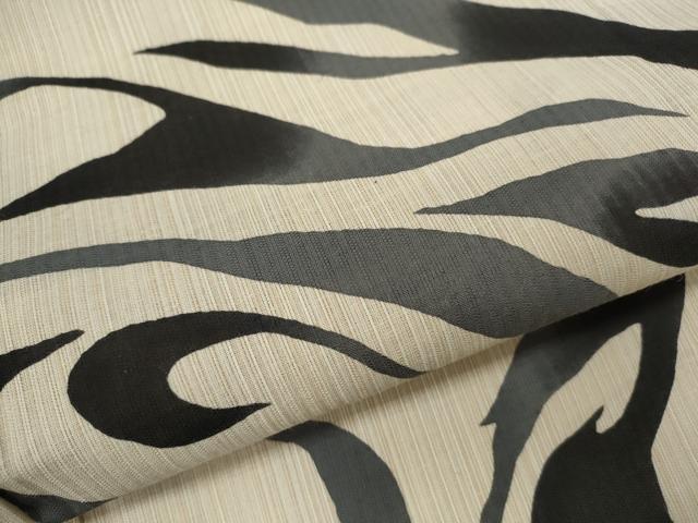 平和屋着物∴夏物　浴衣　注染　抽象文　綿　逸品　CABJ2747ze