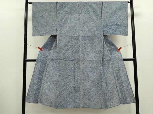 平和屋着物∴夏物　男性　浴衣　有松鳴海絞り　三浦絞り　綿　逸品　CABJ2758ze
